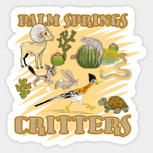 Palm Springs Critters Sticker